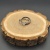Комплект из коричневой  керамики с фианитом арт. 12228