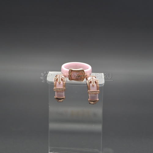 Комплект из розовой керамики арт. 12258