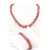 Комплект из красного коралла арт. 44-114 недорого